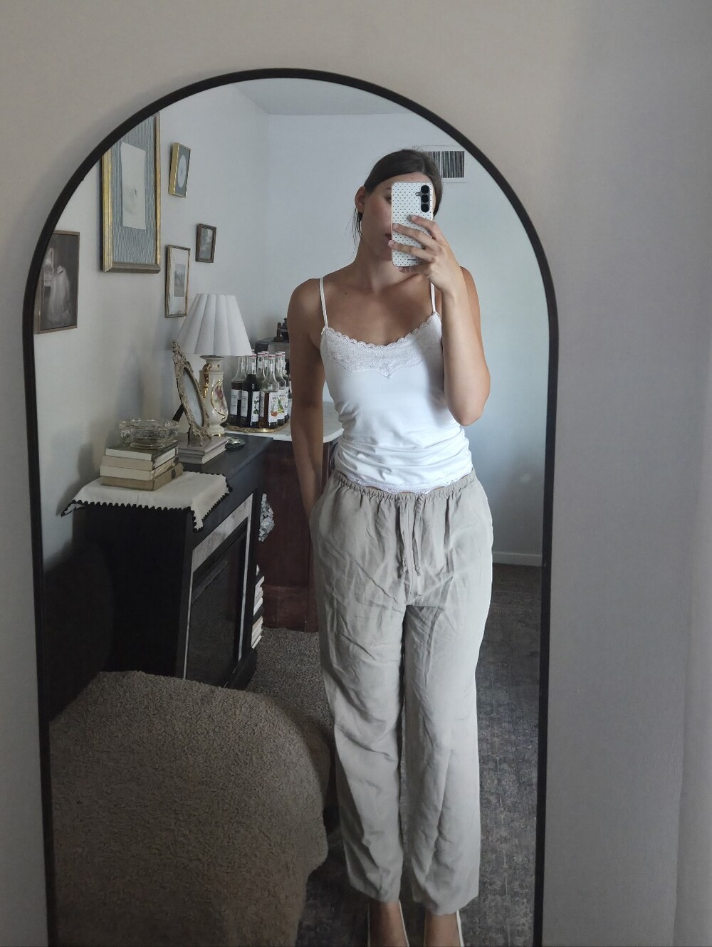 75% Silk 25%  Linen Dress Pants